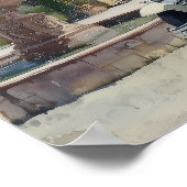 Old Money Country Estate Wedding Welcome Sign ポスター (角)