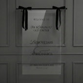 Old Money Elegant Calligraphy Wedding Welcome アクリルサイン