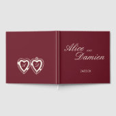 Old Money Elegant Wedding Guest Book ゲストブック (全面)