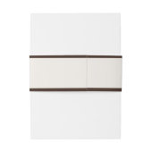 Old Money Espresso Ivory Wedding 招待状ベリーバンド (裏面例)