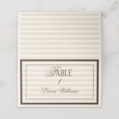 Old Money Espresso Wedding プレイスカード (外部開封)