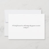 Old Money, Neutral/Transparent bg, Wedding Rsvp (裏面)
