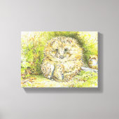 Old Mr. Prickly Pin (Hedgehog) (Beatrix Potter) キャンバスプリント (正面)