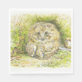 Old Mr. Prickly Pin (Hedgehog) (Beatrix Potter) スタンダードランチョンナプキン