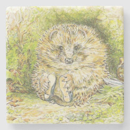 Old Mr. Prickly Pin (Hedgehog) (Beatrix Potter) ストーンコースター