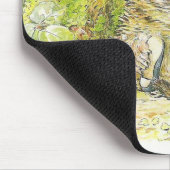 Old Mr. Prickly Pin (Hedgehog) (Beatrix Potter) マウスパッド (コーナー)