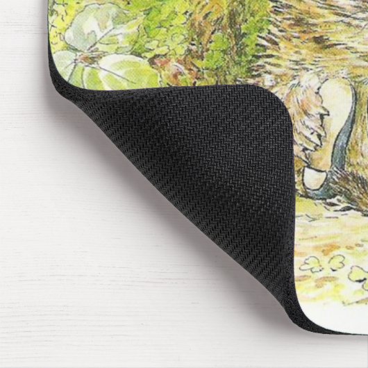 Old Mr. Prickly Pin (Hedgehog) (Beatrix Potter) マウスパッド (コーナー)