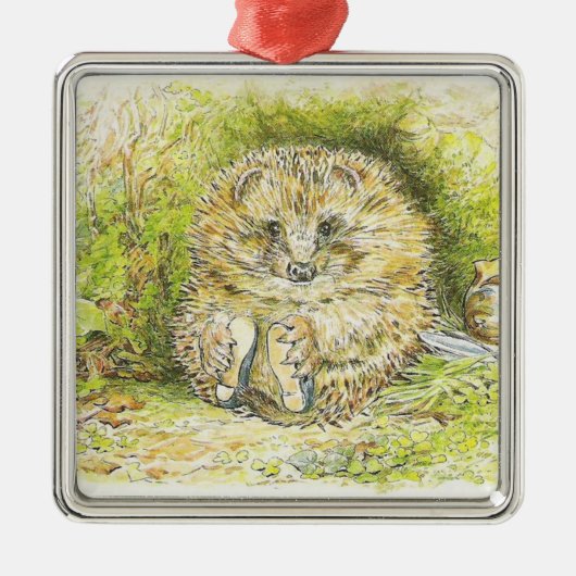 Old Mr. Prickly Pin (Hedgehog) (Beatrix Potter) メタルオーナメント (正面)