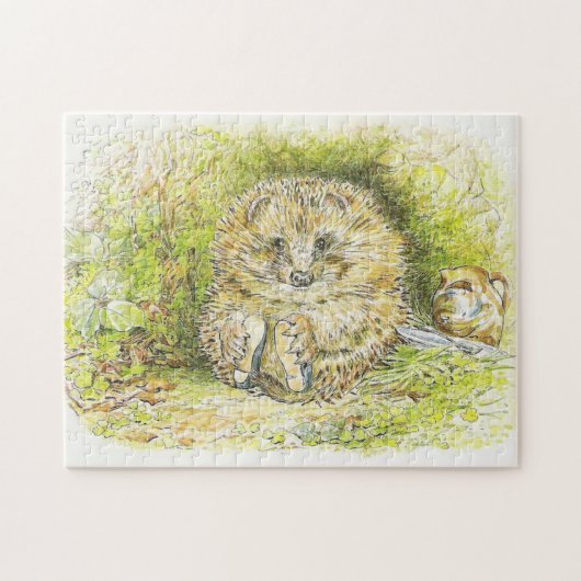 Old Mr Prickly Pin (Hedgehog) (by Beatrix Potter) ジグソーパズル (横)