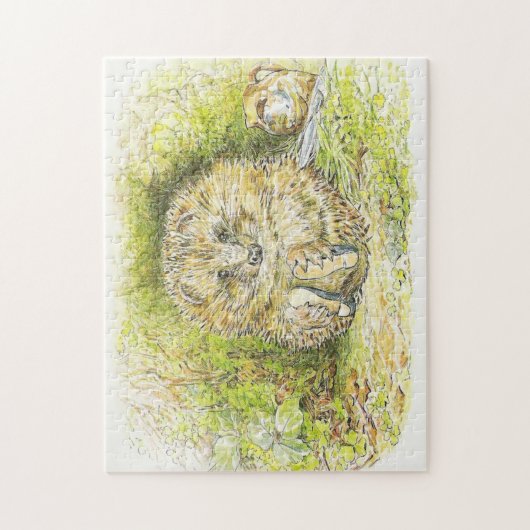 Old Mr Prickly Pin (Hedgehog) (by Beatrix Potter) ジグソーパズル (縦)