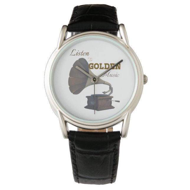 Old music  腕時計 (正面)