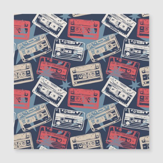 Old Music Cassettesヴィンテージシームレス (正面)