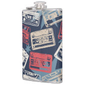 Old Music Cassettesヴィンテージシームレス フラスク (左)