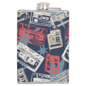 Old Music Cassettesヴィンテージシームレス フラスク (裏面)