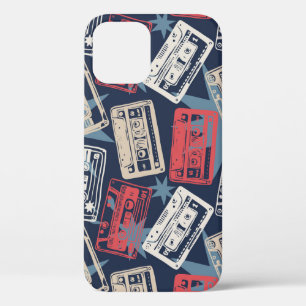 Old Music Cassettesヴィンテージシームレス iPhone 12ケース