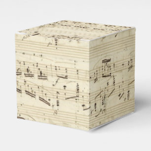 Old Music Notes – ショパン音楽シート フェイバーボックス