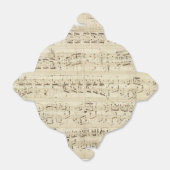 Old Music Notes – ショパン音楽シート フェイバーボックス (折り畳みなし)