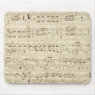 Old Music Notes – ショパン音楽シート マウスパッド