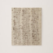 Old Music Notes - Bach Music Sheet ジグソーパズル (縦)