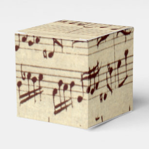 Old Music Notes - Bach Music Sheet フェイバーボックス