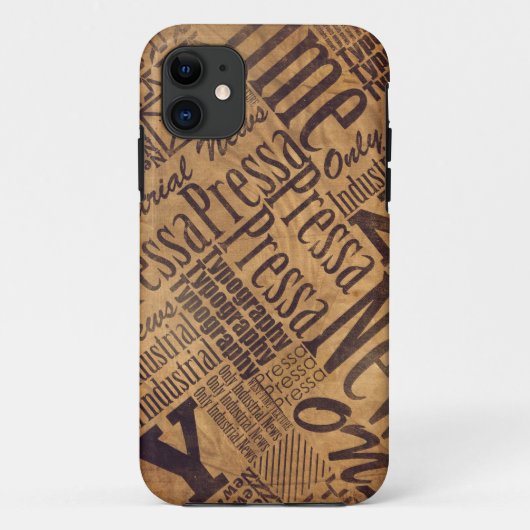 OLD NEWSPAPER Case-Mate iPhoneケース (裏面)