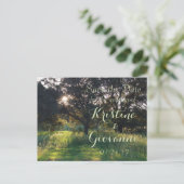 Old Oak Tree – 日付を保存 案内ポストカード (スタンド正面)