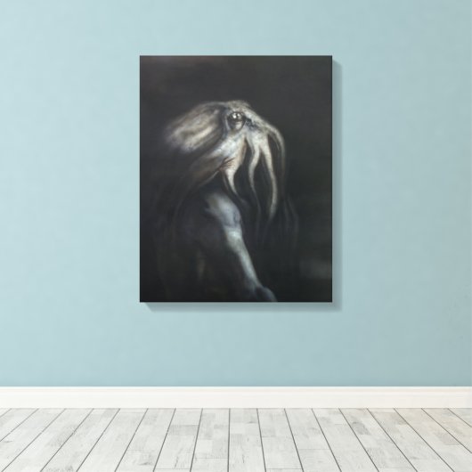 Old Ones awake キャンバスプリント (インサイチュ (ウッドフロア))