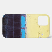 Old painted damaged concrete wall. Texture. Abstra Case-Mate iPhoneケース (裏面 (横))