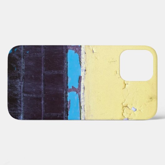 Old painted damaged concrete wall. Texture. Abstra Case-Mate iPhoneケース (裏面 (横))