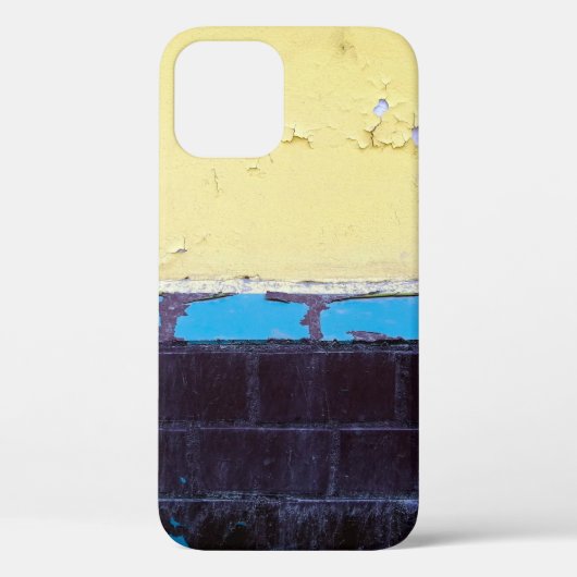 Old painted damaged concrete wall. Texture. Abstra Case-Mate iPhoneケース (裏面)