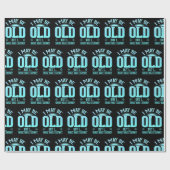 Old People Joke Men ラッピングペーパー (フラット)