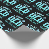 Old People Joke Men ラッピングペーパー (角)
