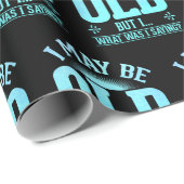 Old People Joke Men ラッピングペーパー (ロールコーナー)