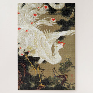 Old Pine Tree and White Phoenix by Ito Jakuchu ジグソーパズル