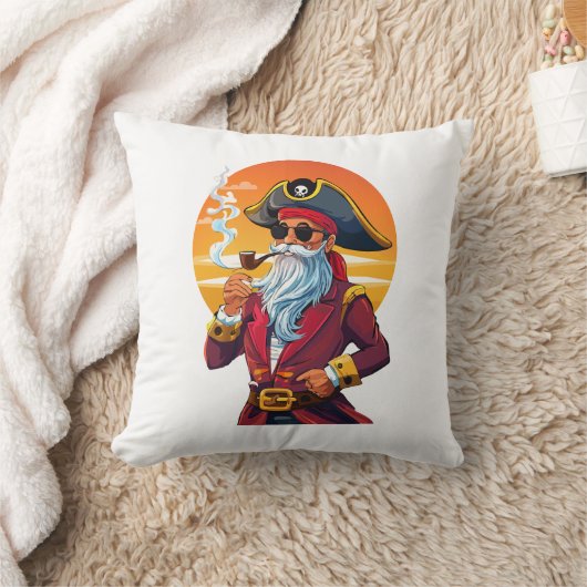 Old pirate captain クッション (ブランケット)