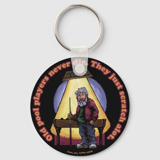 Old Pool players キーホルダー (正面)