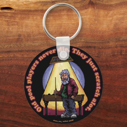 Old Pool players キーホルダー (正面)