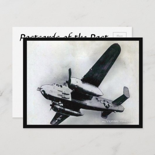 Old Postcard - North American B-25 Mitchell ポストカード (正面/裏面)
