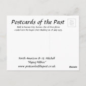 Old Postcard - North American B-25 Mitchell ポストカード (裏面)