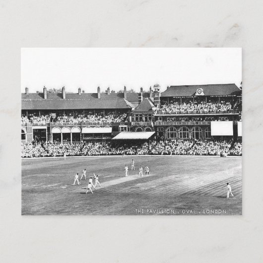 Old Postcard - The Oval Cricket Ground, London ポストカード (正面)