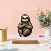 Old Print Sloth Art Vintage Graphic 2 アクリルサイン (ウェディング)