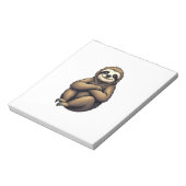 Old Print Sloth Art Vintage Graphic 2 ノートパッド (回転)