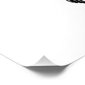 Old Print Sloth Art Vintage Graphic 2 ポスター (コーナー)