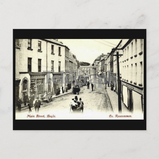 Old Pustcard - Boyle、Co Roscommon、アイルランド ポストカード (正面)