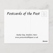 Old Pustcard - Market Day、Watford、Herts ポストカード (裏面)