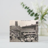 Old Pustcard - Market Place、Doncaster、Yorkshire ポストカード (スタンド正面)
