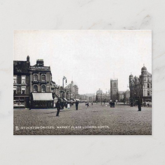 Old Pustcard - Stockton-on-Tees、Co Durham ポストカード (正面)