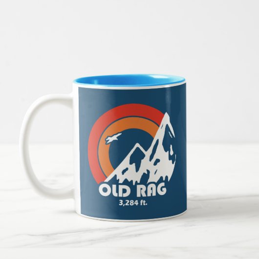Old Rag Mountain Sun Eagle ツートーンマグカップ (左)