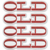 Old Red Brick シール (正面)