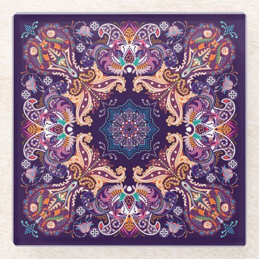 Old Rock Wall: High-Resテクスチャ ガラスコースター (正面)